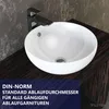 VILSTEIN Waschbecken, 44 cm, Keramik Aufsatz Waschschale, Produktbild-Vorschau 2