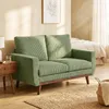 HOMCOM Sofa 2 Sitzer 134 cm Cord Couch mit dicker Produktbild-Vorschau 8