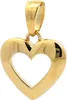 Gold Anhänger Herz  mit Goldkette massiv 333 - 8 Karat Gold Produktbild-Vorschau 2
