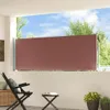 vidaXL Výsuvná boční markýza 100x300 cm hnědá Náhled obrázku produktu 3
