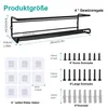 MODFU Gewürzregal Wand 4-Teiliges Metall Gewürzhalter, Produktbild-Vorschau 7