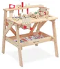 Melissa & Doug houten werkbank met 55 bouwstukken Productafbeelding-voorbeeld 1