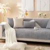 (Grau, 90 * 180 cm) Weicher Chenille-Sofa-Couchbezug, Produktbild-Vorschau 4
