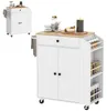 Carrello da cucina HOMCOM con cassetto, armadietto, ripiano Anteprima dell’immagine prodotto 1