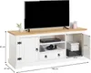 Lowboard TEQUILA 140 cm, Weiß/Braun - TV Schrank aus Kiefer Produktbild-Vorschau 7
