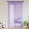 vidaXL Fadenvorhänge 2 Stk. Lila 100x250 cm Produktbild-Vorschau 2
