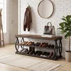 Tribesigns Schuhbank, 3-stöckiges Schuhregal Holz Produktbild-Vorschau 8