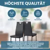 Esszimmerstühle SALERNO , 4-er SET, Schwarz Produktbild-Vorschau 3