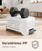 Yorbay Wäschekorb Wäschewagen mit Rollen, 3 stapelbare Produktbild-Vorschau 7