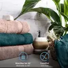 Komfortec 4er Duschtücher 70x140 cm Set aus 100% Baumwolle, Produktbild-Vorschau 3