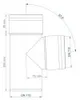 PoloPlast POLO KAL XS Doppelabzweig DN 110/110/50, 87,5 Podgląd zdjęcia produktu 7