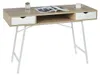 Biurko z szufladą i półkami loftowe komputerowe 102 x 41 cm Podgląd zdjęcia produktu 7