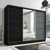 Schwebetürenschrank, 3-türig Schrank 200 cm mit Spiegel Produktbild-Vorschau 2