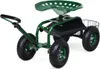 Gartenwagen Scooter mit Ablagekorb & Tablett, Rollender Produktbild-Vorschau 1