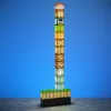 A tall, vertical structure made of stacked Minecraft-themed building blocks against a blue background. Náhľad obrázku produktu