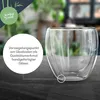 Kaffeeglas 100 ml Thermoglas handgemacht Borosilikatglas Produktbild-Vorschau 2