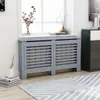 vidaXL Panele grzejnikowe antracyt 152x19x81,5 cm MDF Podgląd zdjęcia produktu 2