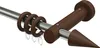 Interdeco Gardinenstange / Vorhangstange Edelstahl-Optik / Produktbild-Vorschau 1