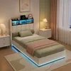 INONEFT Polsterbett 90x200cm mit LED und USB Typ-C, Produktbild-Vorschau 3