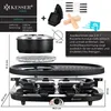 KESSER® 3in1 Gril à raclette avec pierre naturelle, plaque Voir les images du produit 7