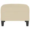 vidaXL Fußhocker Creme 70x55x41 cm Stoff Produktbild-Vorschau 4