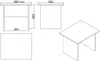 Skye Decor, Vo9-Ba, Büromöbel-Set, Nussbaum, 100 % Produktbild-Vorschau 6