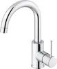 Waschtischarmatur Lenz BOW² Chrom – 360° schwenkbar, Pop-Up Produktbild-Vorschau 1