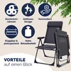 Casaria Set 2 Sedie da Giardino Pieghevoli Regolabili 7 Anteprima dell’immagine prodotto 9