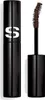 A black mascara tube with the 'S' logo and the mascara wand with brown mascara applied. Voir les images du produit