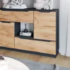 Commode avec tiroirs Vicco Ruben Chêne de force doré Voir les images du produit 5