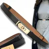 EDIBAZZAR | Úzký nastavitelný dámský pásek se zlatou Náhled obrázku produktu 9