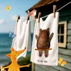 Mr. & Mrs. Panda Handtuch Bär Schaukel - Weiß - Geschenk, Produktbild-Vorschau 2