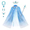 Elsa Frozen Cape-Set mit Schmuck 8-teilig Produktbild-Vorschau 1