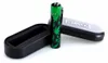 Clipper Metall Feuerzeug: Green Leaves V1 (Grün-Schwarz) Produktbild-Vorschau 1
