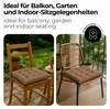 Coussin de chaise Indoor & Outdoor Set de 4 pièces 40x40 cm Voir les images du produit 5