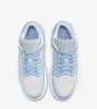 Nike Air Jordan 1 Low "Football Grey Aluminum" Blau/Grau, Produktbild-Vorschau 4