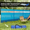 Outsunny Camping Windschutz 4 Paneele Sichtschutz mit Produktbild-Vorschau 7