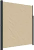 vidaXL Marquise latérale extensible Beige 220x500 cm Voir les images du produit 1