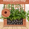 COSTWAY Blumenkasten mit Spalier, Dach und Drainagelöchern Produktbild-Vorschau 6