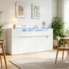okwish Weiß Sideboard mit zwei Schubladen, Viel Stauraum, Produktbild-Vorschau 5