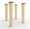 4x sossai Holzfüße rund - gerade Ausführung 25cm Buche Produktbild-Vorschau 3
