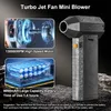 A product image showcasing a mini blower with accompanying feature callouts. Náhled obrázku produktu