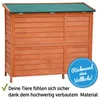 zooprinz Hasenstall Kaninchenstall Krümmel | Rot-Braun | Produktbild-Vorschau 3