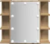 vidaXL Spiegelschrank mit LED Artisan Eichen-Optik Produktbild-Vorschau 5
