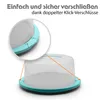 BigDean 2 Stück Kuchen Transportbox Rund mit Kühlfach in Produktbild-Vorschau 4