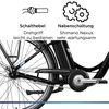 Zündapp Green 3.7 E Bike Damenfahrrad schwarz blau Produktbild-Vorschau 8