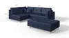 S-STYLE MÖBEL-Ecksofa und Fußhocker mit Holzfüßen im Produktbild-Vorschau 9