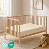 Buymax Baby Spannbettlaken 60x120 cm Creme, Jersey 100% Produktbild-Vorschau 2