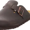 Natural Sense Herren Hausschuhe Clog Leder braun 1152534, Produktbild-Vorschau 4