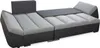 Ecksofa Sofa KLEO mit Schlaffunktion Beige-Schokobraun Produktbild-Vorschau 2